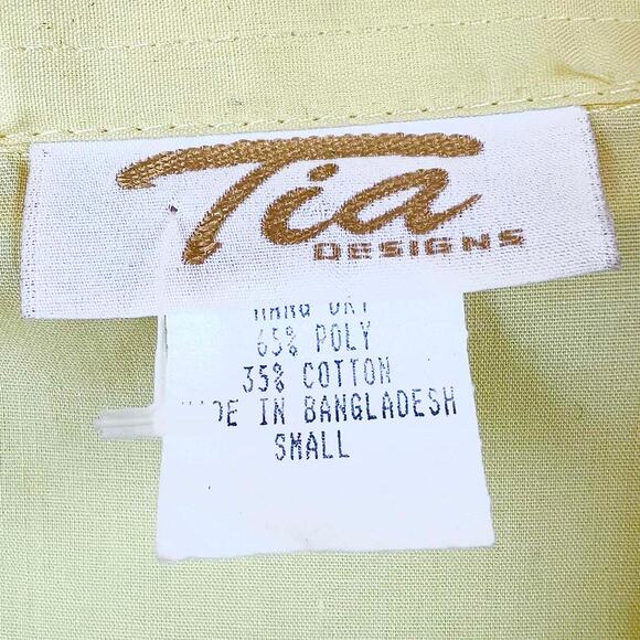 Tia Designs Rhinestone Butterfly Top Size Small - Picture 2 of 4